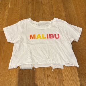 Never worn (but no tags) Prince Peter crop t shit